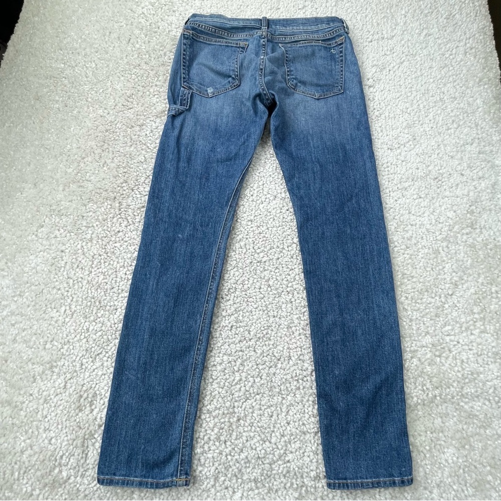 Rag & Bone Dre Carpenter Jeans Cargo Distressed Sz 26 M17 - Picture 3 of 14